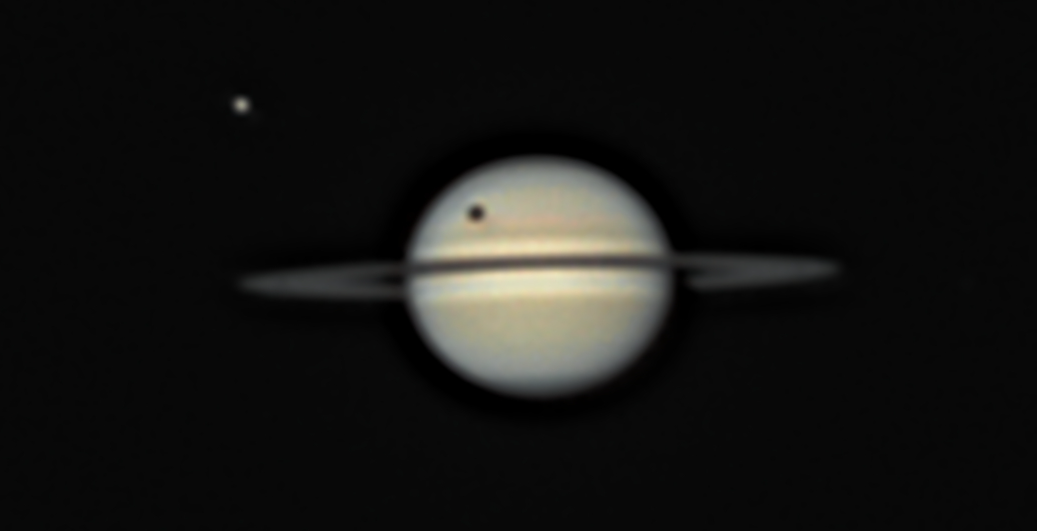Transit of Titan by Steve Bellavia