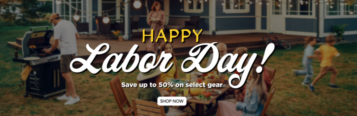 Happy Labor Day! Save up to 50% on select gear!