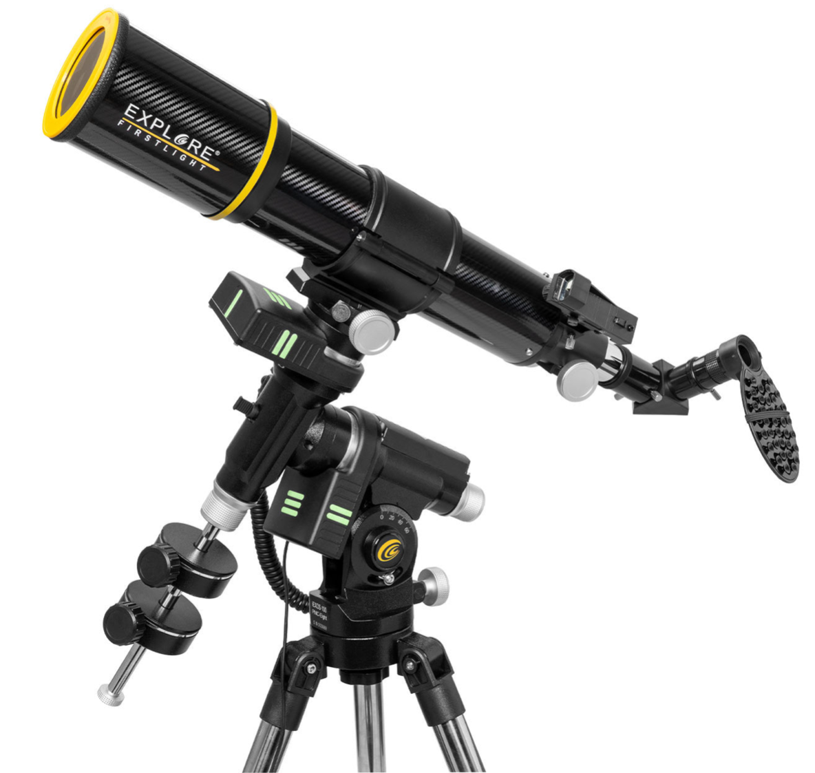 80mm Telescope with Go-To mount & solar filter