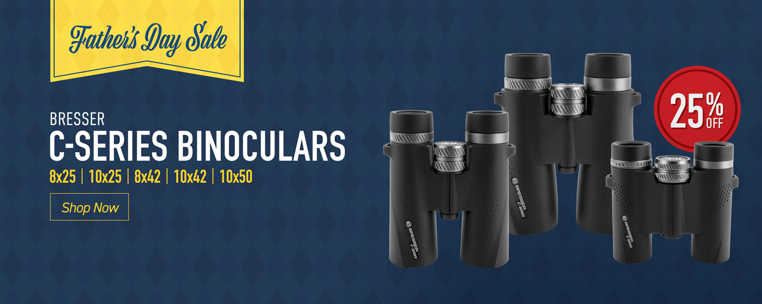 Save 25% on Bresser C-Series binoculars, which available in 8x25, 10x25, 8x42, 10x42 & 10x50!