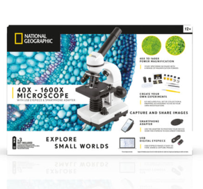 National Geographic 40x-1600x Microscope with USB Eyepiece