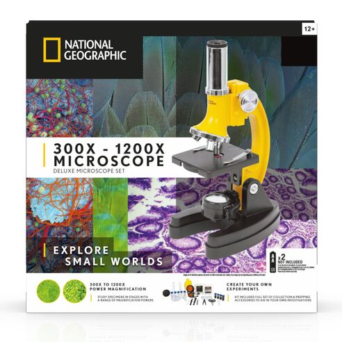 National Geographic 300x-1200x Microscope with Case