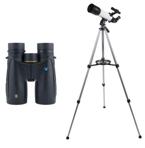 70mm Refractor and 10x42 Binocular