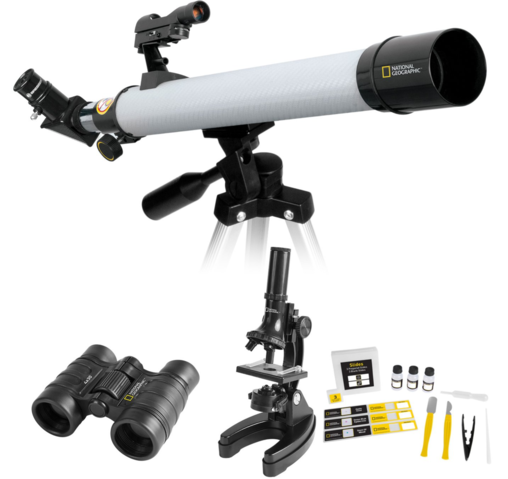 National Geographic Deluxe Adventure Set with Telescope, Microscope, Binocular