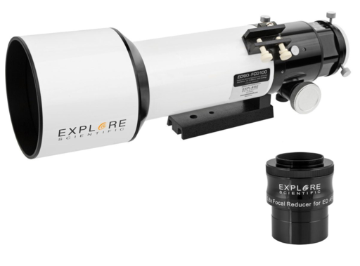 ED80 FCD100 Refractor and 0.8x Focal Reducer