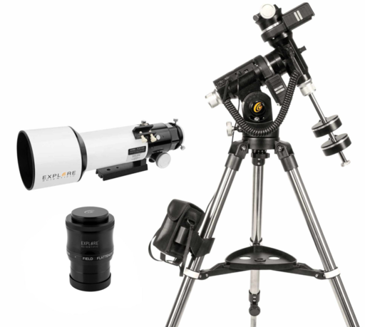 ED80 FCD100 Refractor, Field Flattener and iEXOS-100 mount
