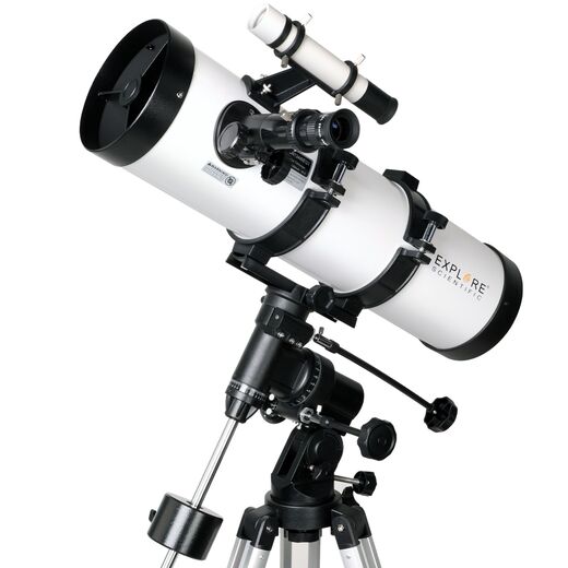 134mm Newtonian Reflector with Equatorial Mount