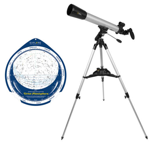70mm Refractor and Planisphere
