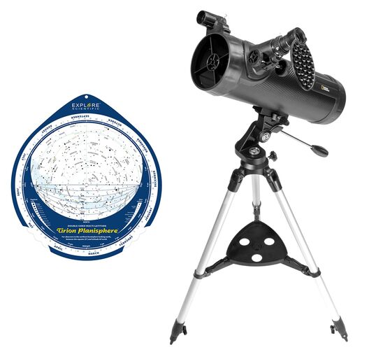 114mm Reflector and Planisphere