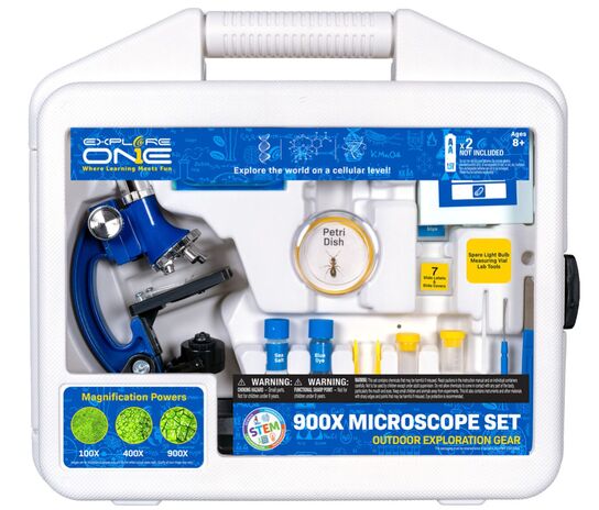 900x Microscope Set