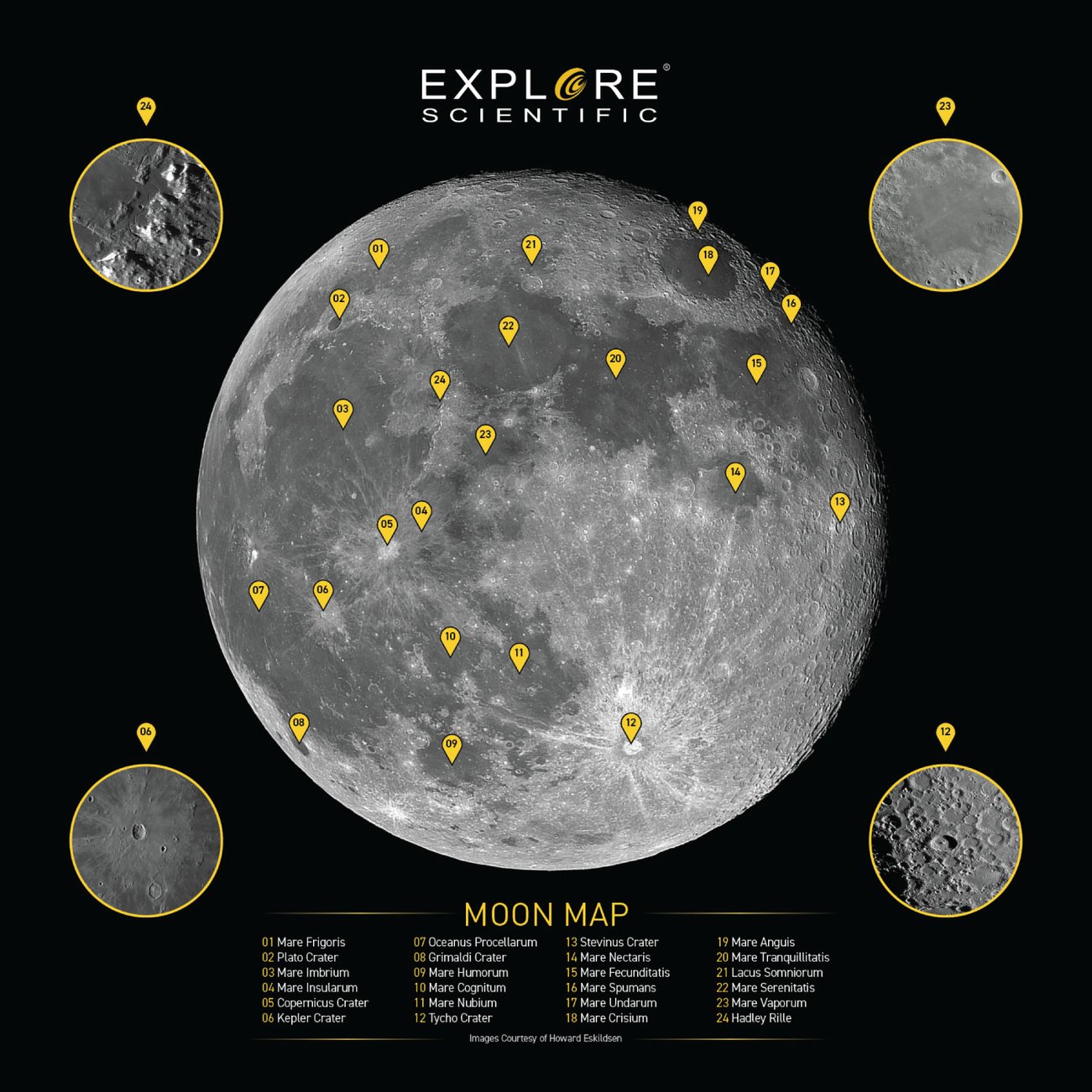 Moon Crater Map