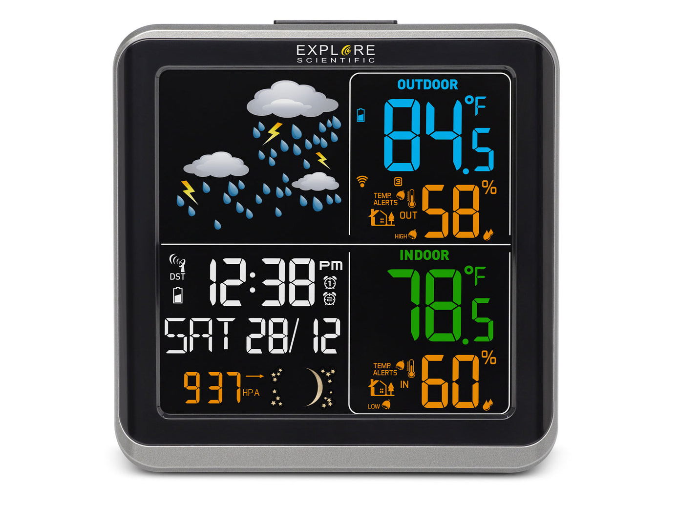 Radio Weather Station with LCD Color Display