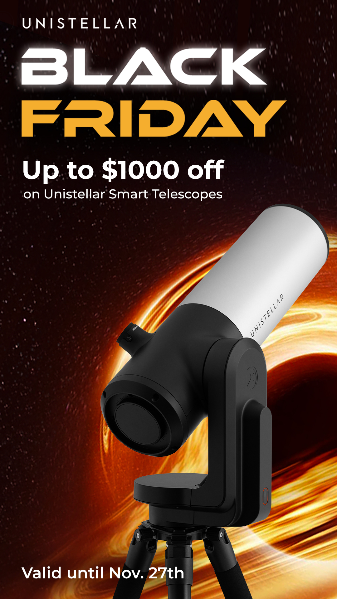 Unistellar Black Friday Deal Promo