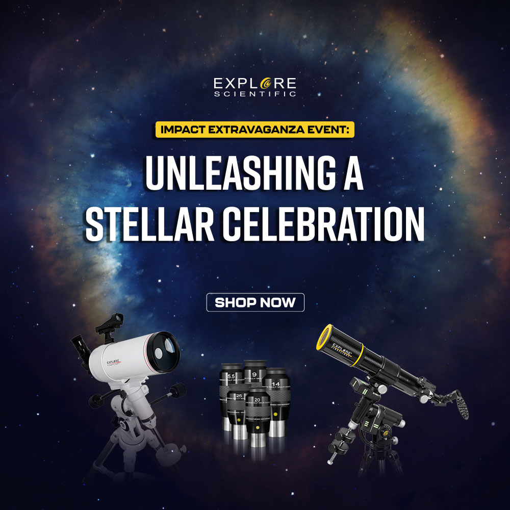 Impact Sale Promo with telescopes
