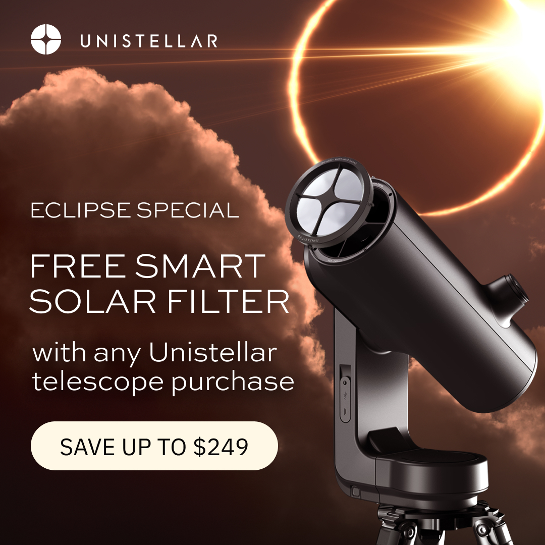 Unistellar Smart Telescope with Solar Filter