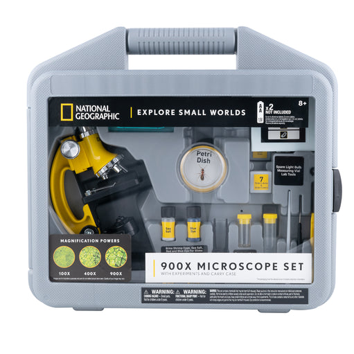 National Geographic 900x Microscope Set