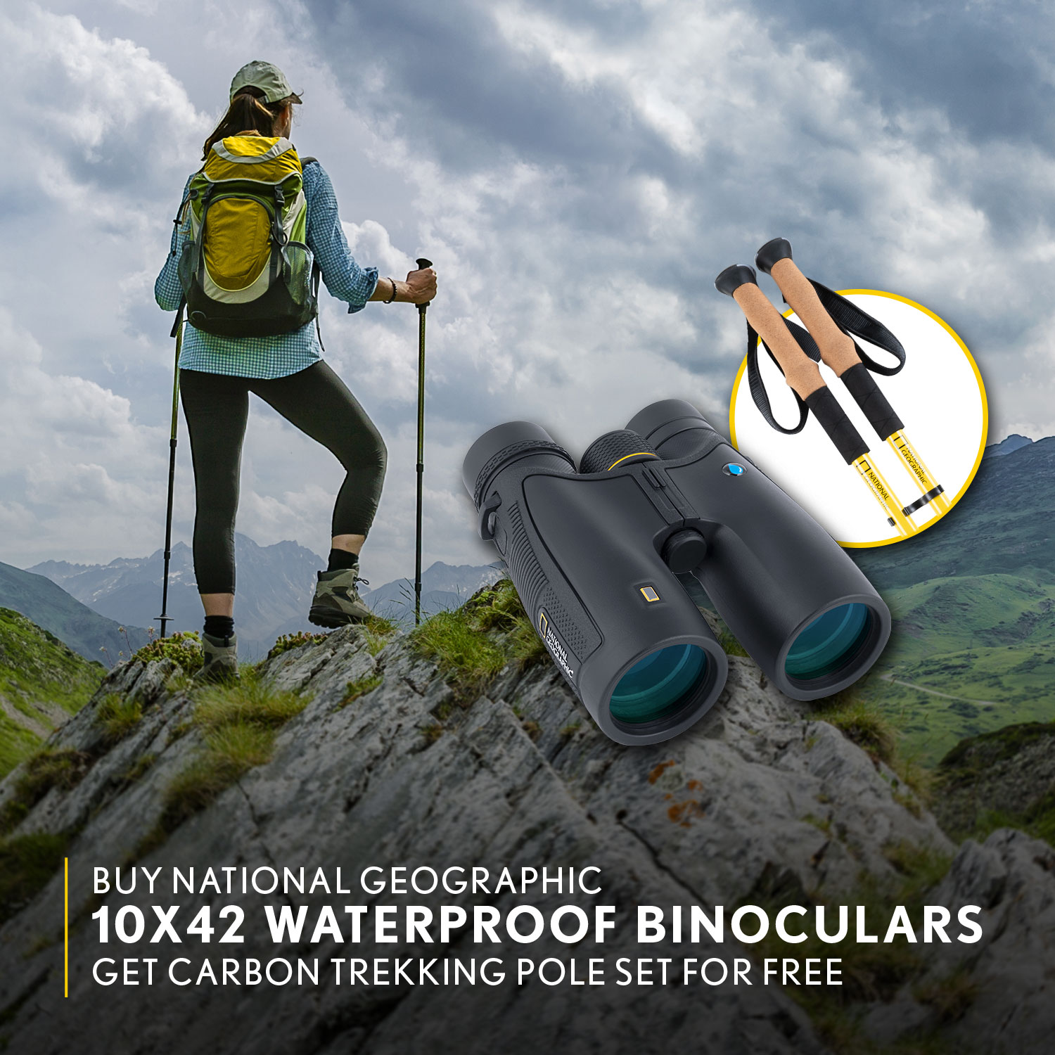 National Geographic Trekking Poles Promo