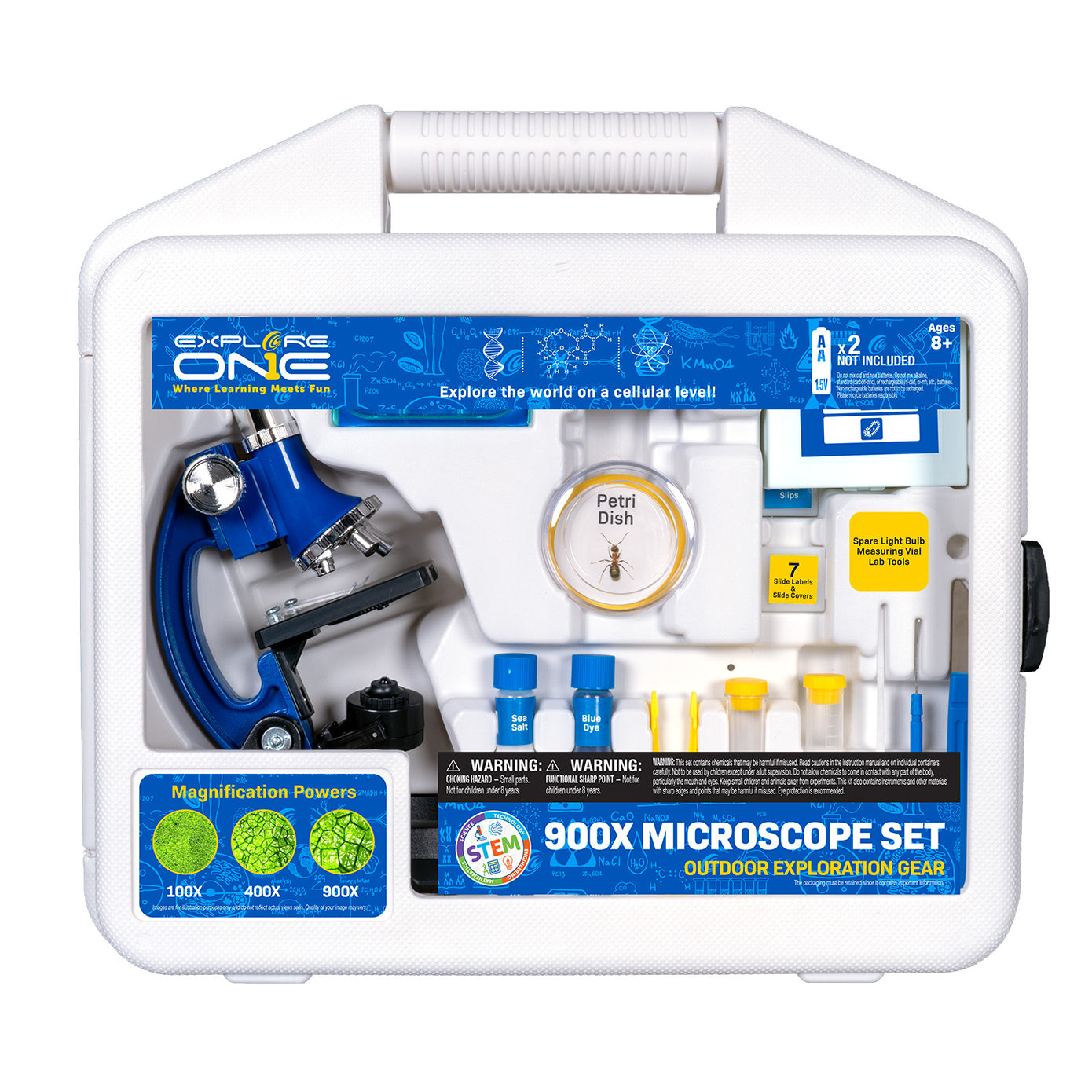 Explore One 900x Microscope Set with Case