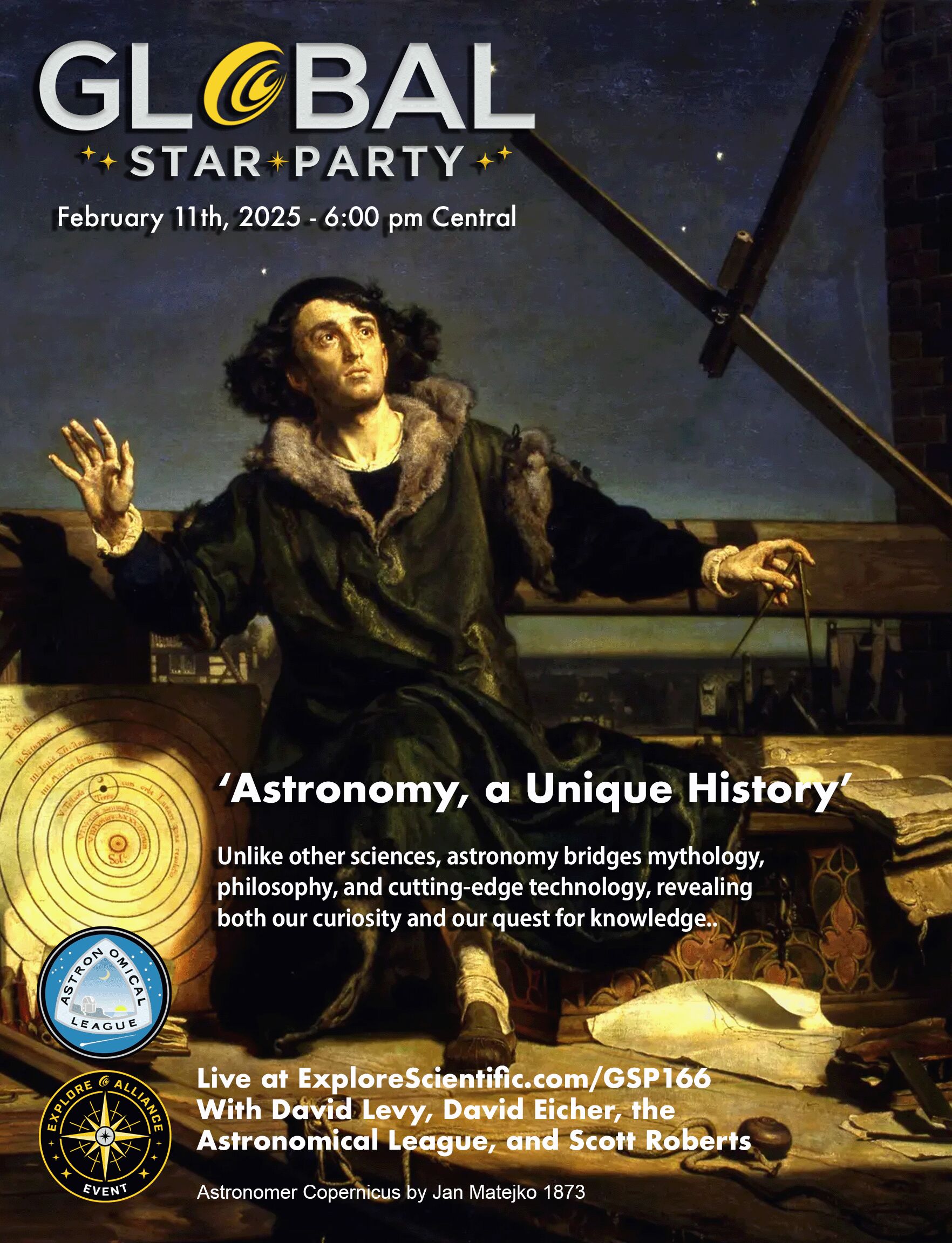 Global Star Party Poster