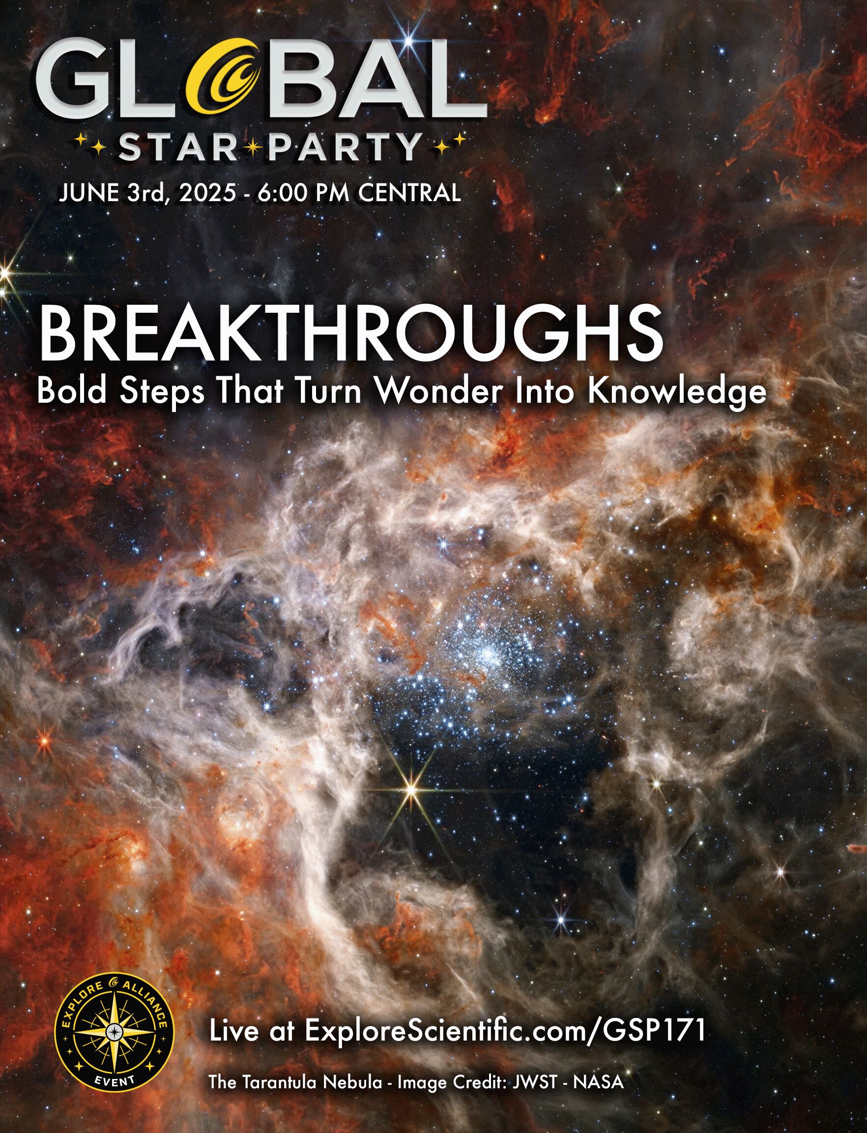 Global Star Party Poster