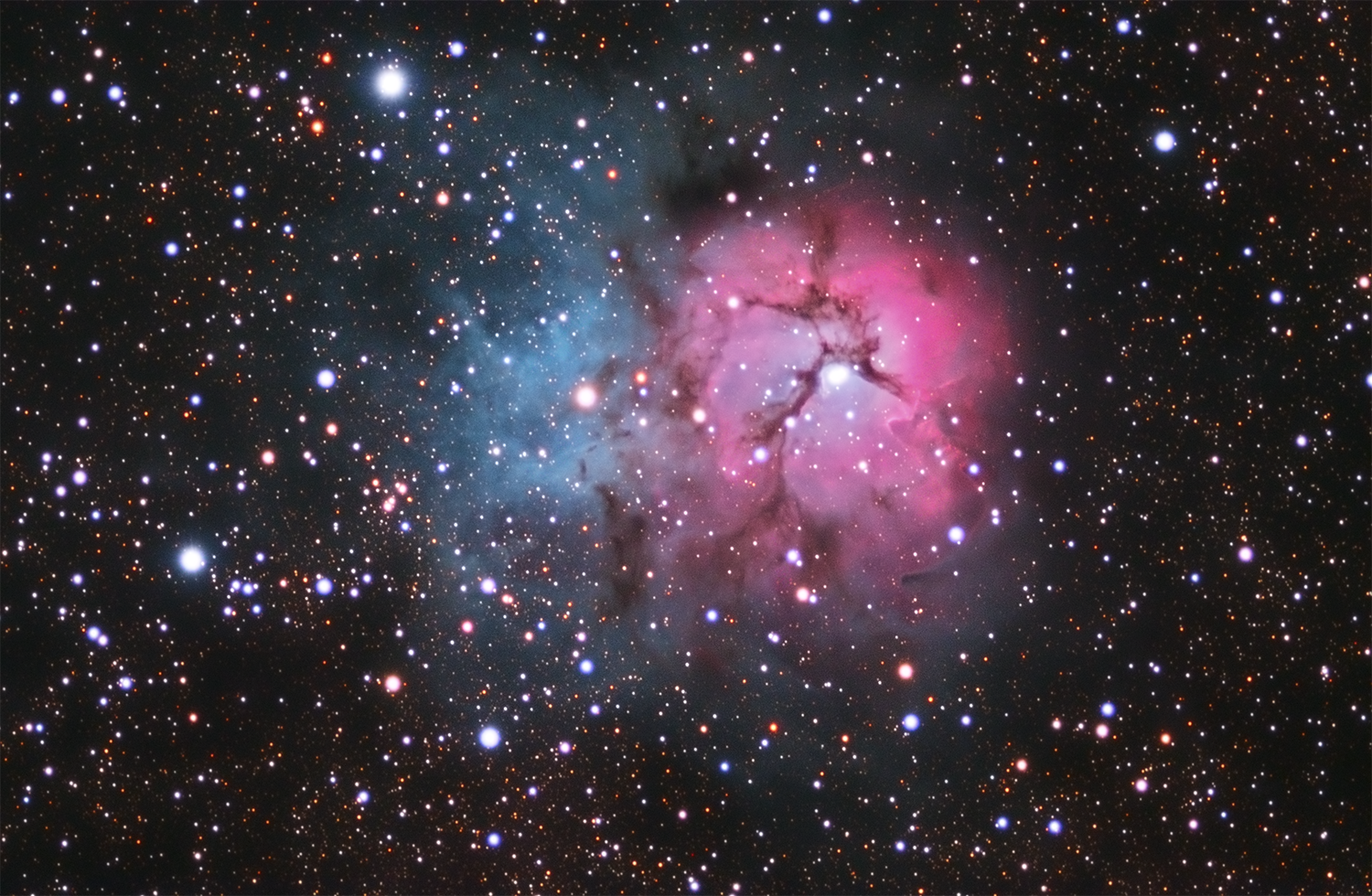 Trifid Nebula by Stefan Dal Pra