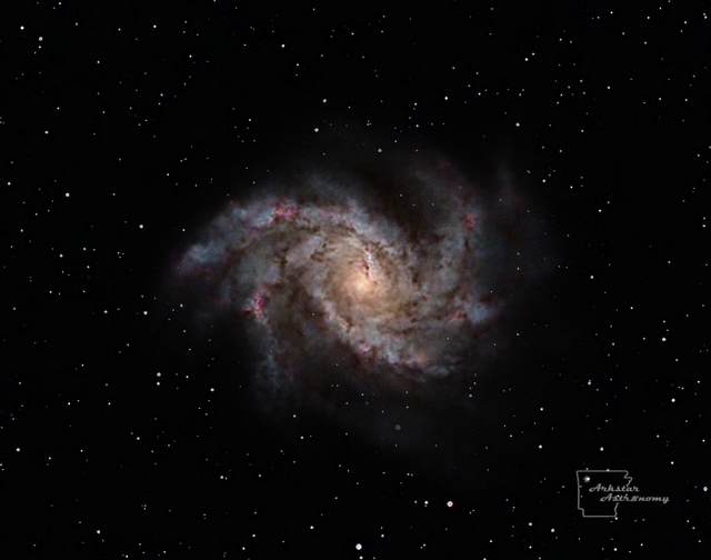 Fireworks Galaxy by Donna and Donnie Houston