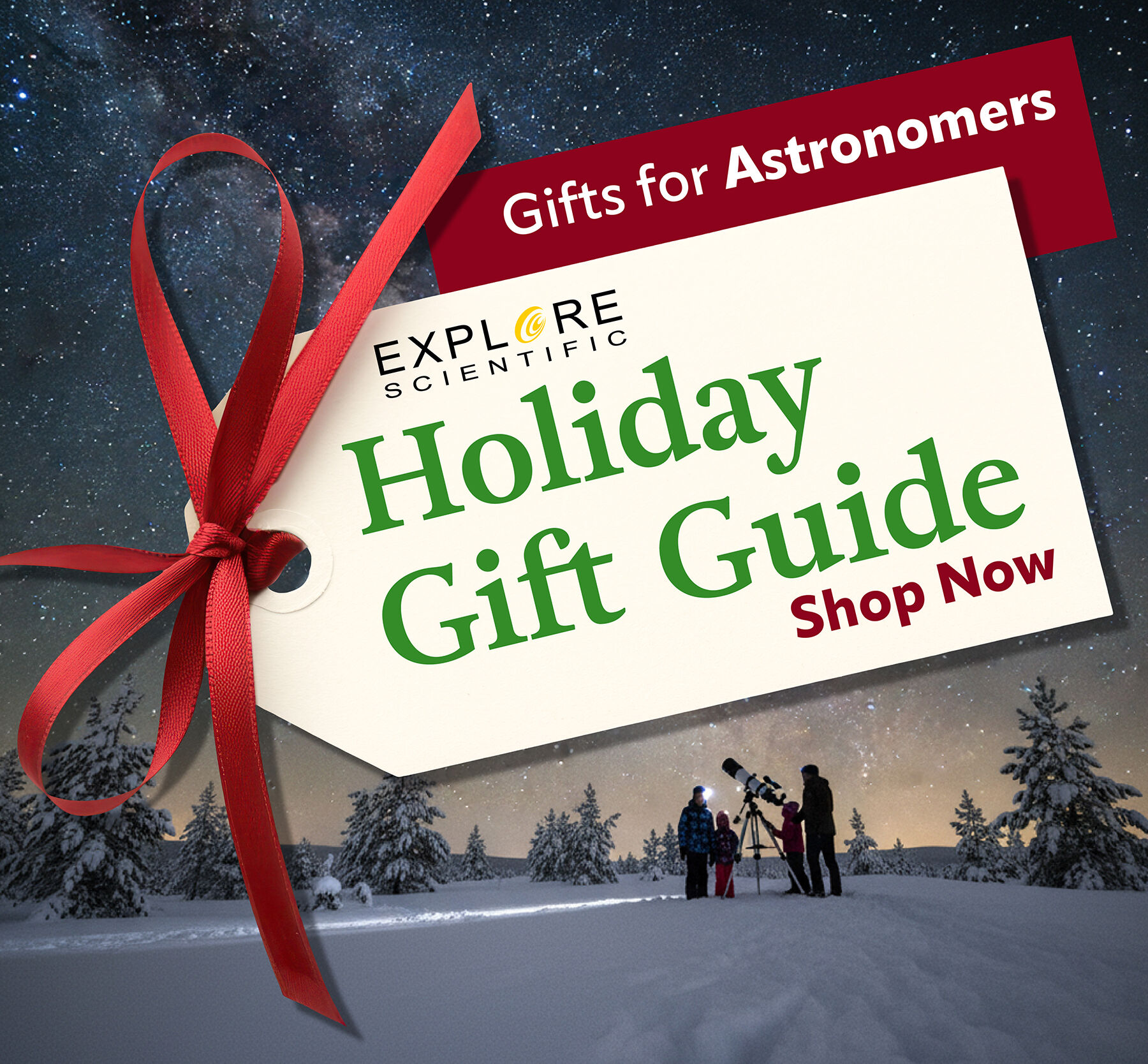 Holiday gift guide tag