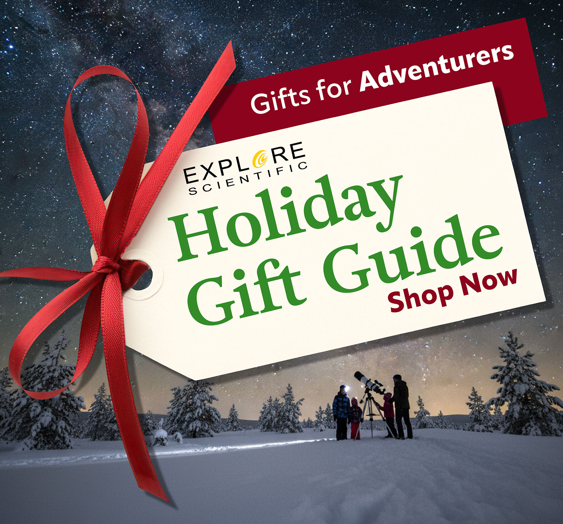 Holiday gift guide tag
