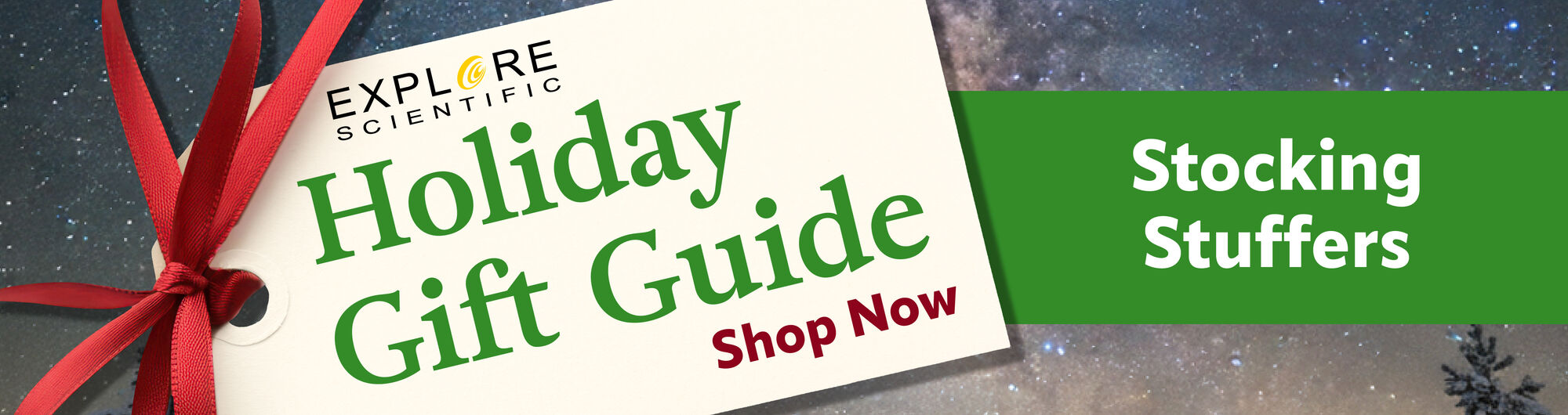 Holiday gift guide tag